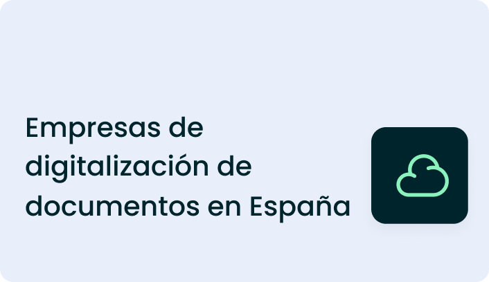 Empresas de digitalización de documentos en España